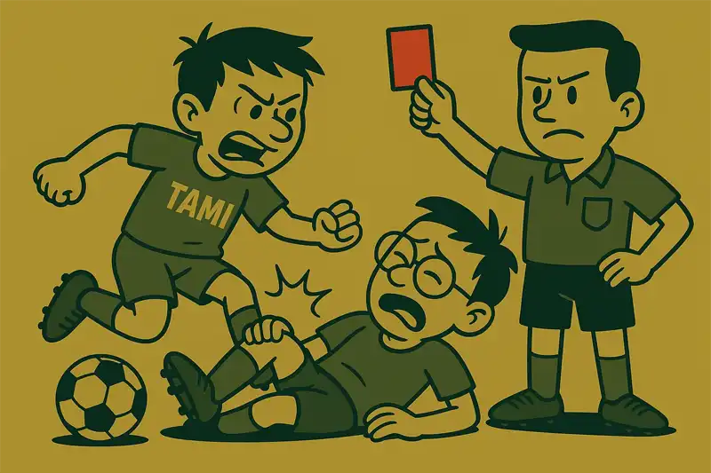 Các đội bóng thi đấu quyết liệt và phạm lỗi thô bạo thường dễ nhận thẻ