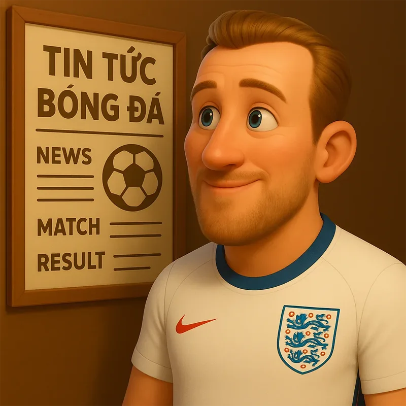 Harry Kane xem tin tức bóng đá tại TyLeKeo