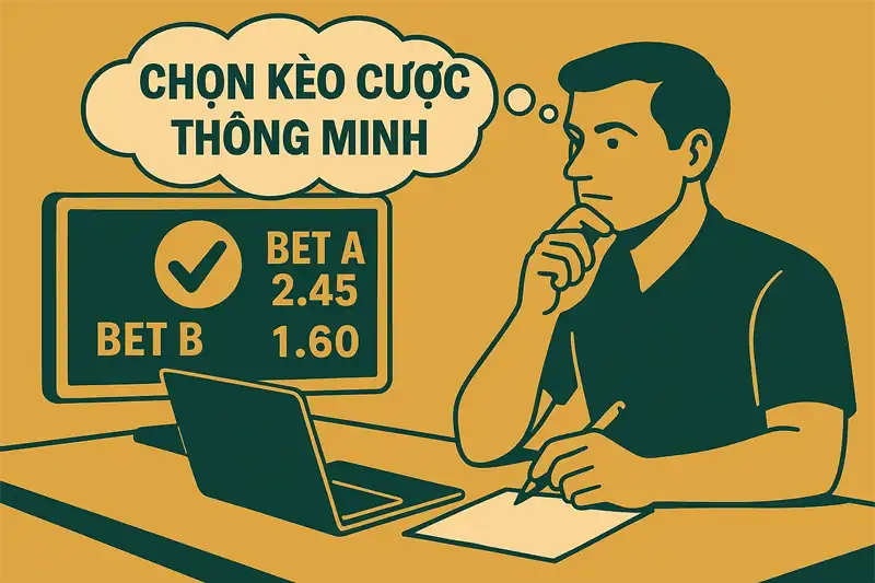 Hãy lựa chọn kèo cược một cách thông minh và sáng suốt