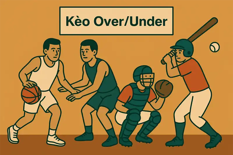 Kèo Over/Under ban đầu được sử dụng trong cá cược bóng chày và bóng rổ