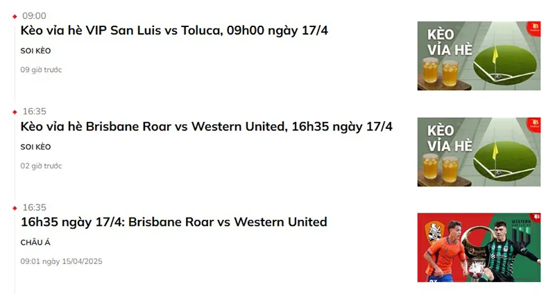 Nhiều tờ báo bóng đá cũng mở thêm chuyên mục kèo sáng / kèo vip để phục vụ nhu cầu nghiên cứu của anh em bet bóng