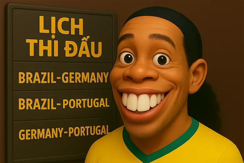 Ronaldinho xem Lịch thi đấu ở TyLeKeo