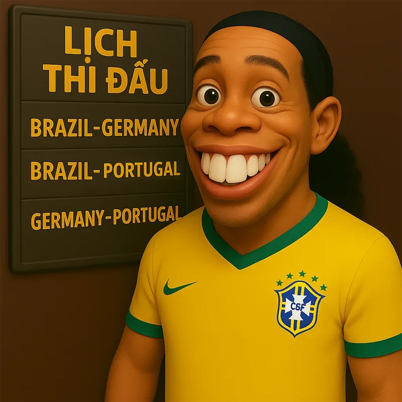 Ronaldinho xem Lịch thi đấu ở TyLeKeo