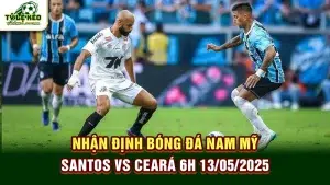 Nhận định bóng đá Nam Mỹ Santos vs Ceará 6h 13/05/2025